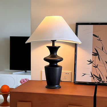 Grace Wood Table Lamp - LUUGAA