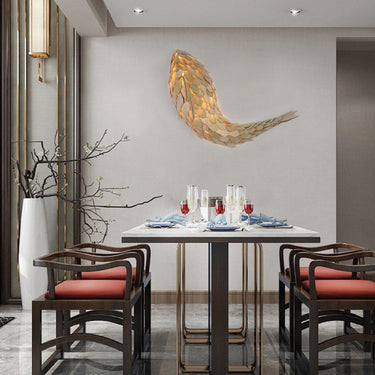 Graceful Koi Gliding Wall Lamp - LUUGAA