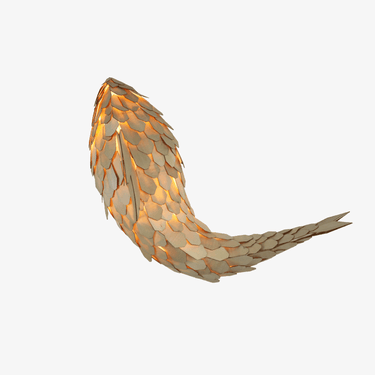 Graceful Koi Gliding Wall Lamp - LUUGAA
