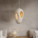 Hand - Built White Pendant Lamp - LUUGAA