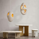 Hand - Built White Pendant Lamp - LUUGAA