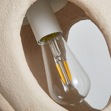 Hand - Built White Pendant Lamp - LUUGAA