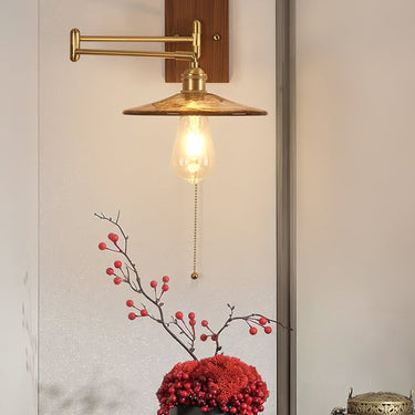 Heritage Walnut Wall Lamp - LUUGAA
