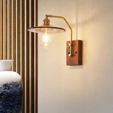 Heritage Walnut Wall Lamp - LUUGAA