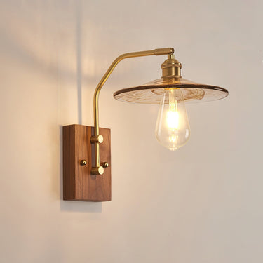 Heritage Walnut Wall Lamp - LUUGAA