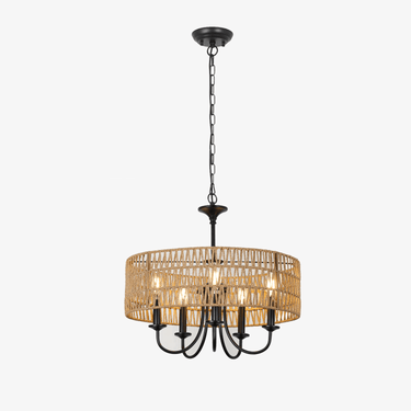 Holy Rattan Woven Pendant Light - LUUGAA