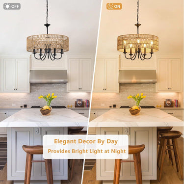 Holy Rattan Woven Pendant Light - LUUGAA