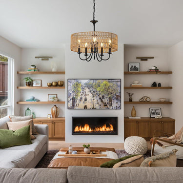 Holy Rattan Woven Pendant Light - LUUGAA