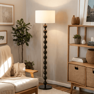 Hugo Barbell Floor Lamp - LUUGAA