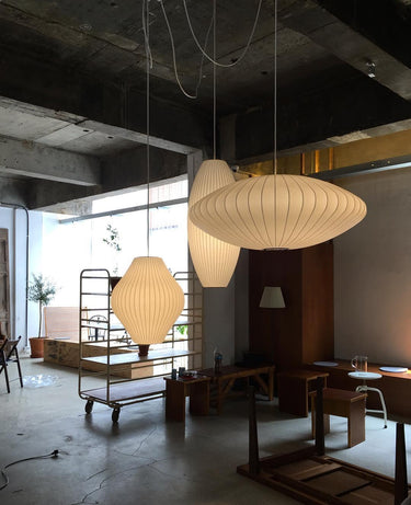 Imitation Silk Bubble Swag Pendant Light - LUUGAA