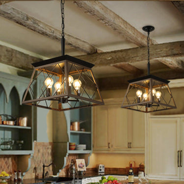 Ironwood Farmhouse Chandelier B - LUUGAA