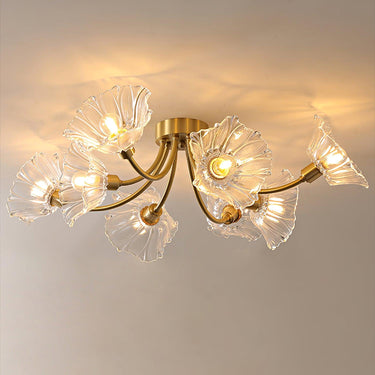 Kalin Flower Glass Ceiling Lamp - LUUGAA
