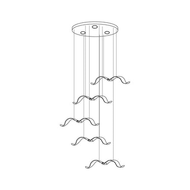 Large Seagull Chandelier - LUUGAA