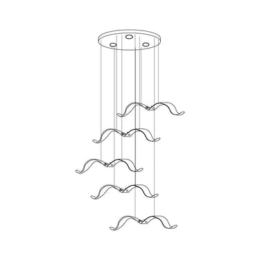Large Seagull Chandelier - LUUGAA