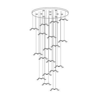 Large Seagull Chandelier - LUUGAA