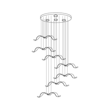Large Seagull Chandelier - LUUGAA