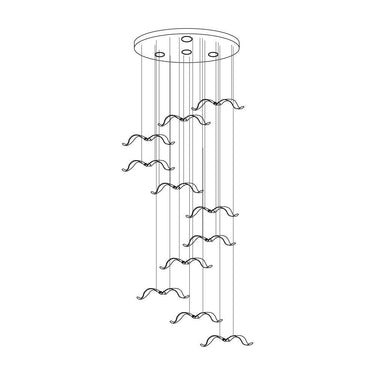Large Seagull Chandelier - LUUGAA