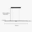 Linear Dining Pendant Light - LUUGAA