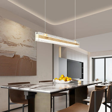 Linear Ribbon Island Pendant Light - LUUGAA