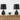 Liora Black and Gold Ceramic Two - Tone Table Lamp - LUUGAA