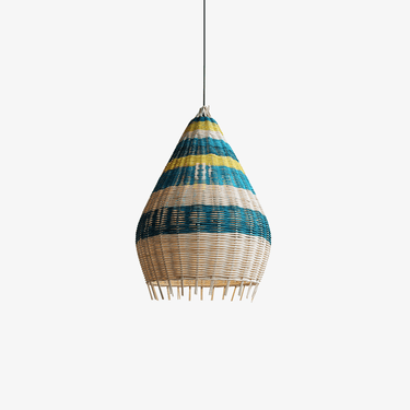 Lsle Man Charm Rattan Woven Pendant Light - LUUGAA