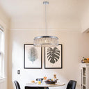 Luminous Circle Modern Crystal Chandelier - LUUGAA