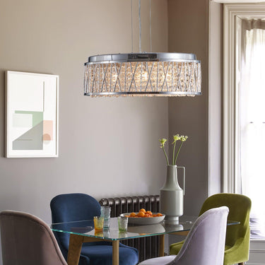 Luminous Circle Modern Crystal Chandelier - LUUGAA