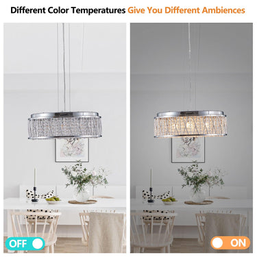 Luminous Circle Modern Crystal Chandelier - LUUGAA