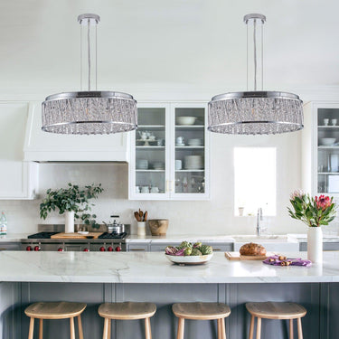 Luminous Circle Modern Crystal Chandelier - LUUGAA