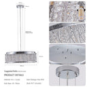 Luminous Circle Modern Crystal Chandelier - LUUGAA