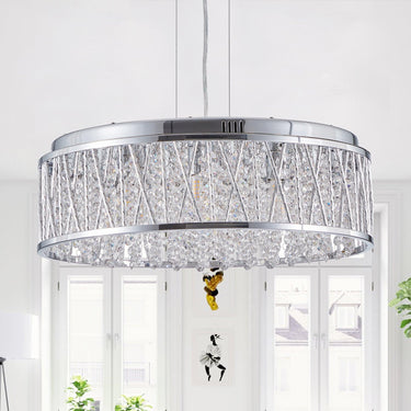 Luminous Circle Modern Crystal Chandelier - LUUGAA