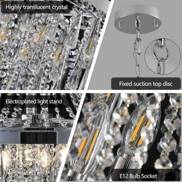 Luna Crystal Chandelier - LUUGAA