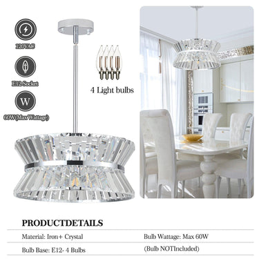 Lury Crystal Chandelier - LUUGAA