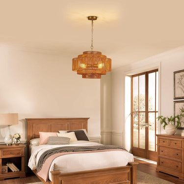 Lush Lantern Rattan Woven Pendant Light - LUUGAA
