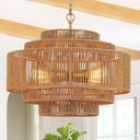 Lush Lantern Rattan Woven Pendant Light - LUUGAA