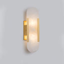 Melange Elongated Alabaster Wall Lamp - LUUGAA