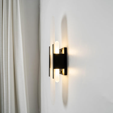 Melange Elongated Alabaster Wall Lamp - LUUGAA