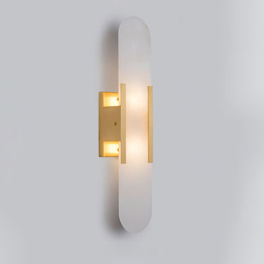 Melange Elongated Alabaster Wall Lamp - LUUGAA