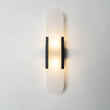 Melange Elongated Alabaster Wall Lamp - LUUGAA