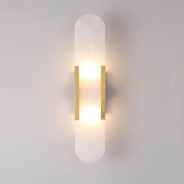 Melange Elongated Alabaster Wall Lamp - LUUGAA