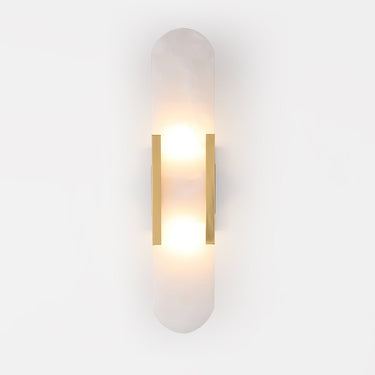 Melange Elongated Alabaster Wall Lamp - LUUGAA