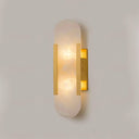 Melange Elongated Alabaster Wall Lamp - LUUGAA