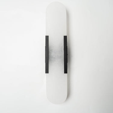 Melange Elongated Alabaster Wall Lamp - LUUGAA