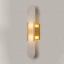 Melange Elongated Alabaster Wall Lamp - LUUGAA
