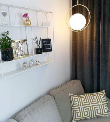 Mila Brass Pendant Light - LUUGAA