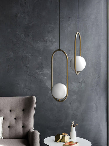 Mila Brass Pendant Light - LUUGAA