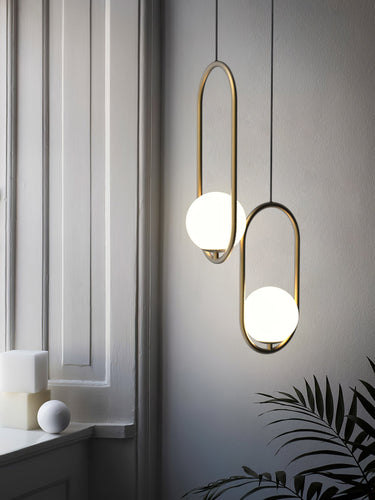 Mila Brass Pendant Light - LUUGAA