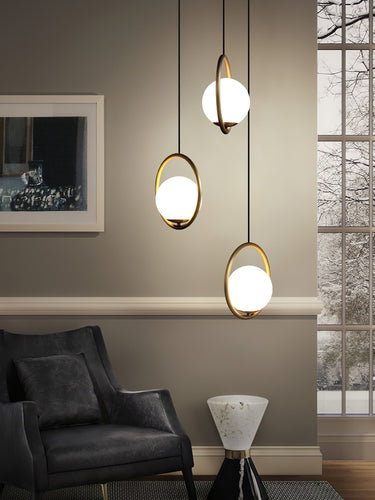 Mila Brass Pendant Light - LUUGAA