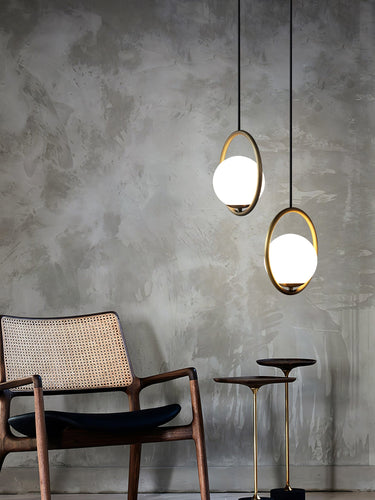 Mila Brass Pendant Light - LUUGAA