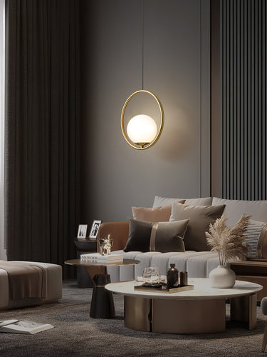 Mila Brass Pendant Light - LUUGAA